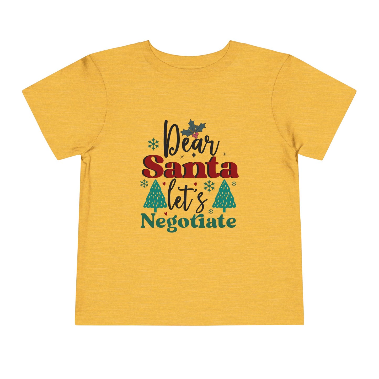 Dear Santa Negotiation Toddler Tee
