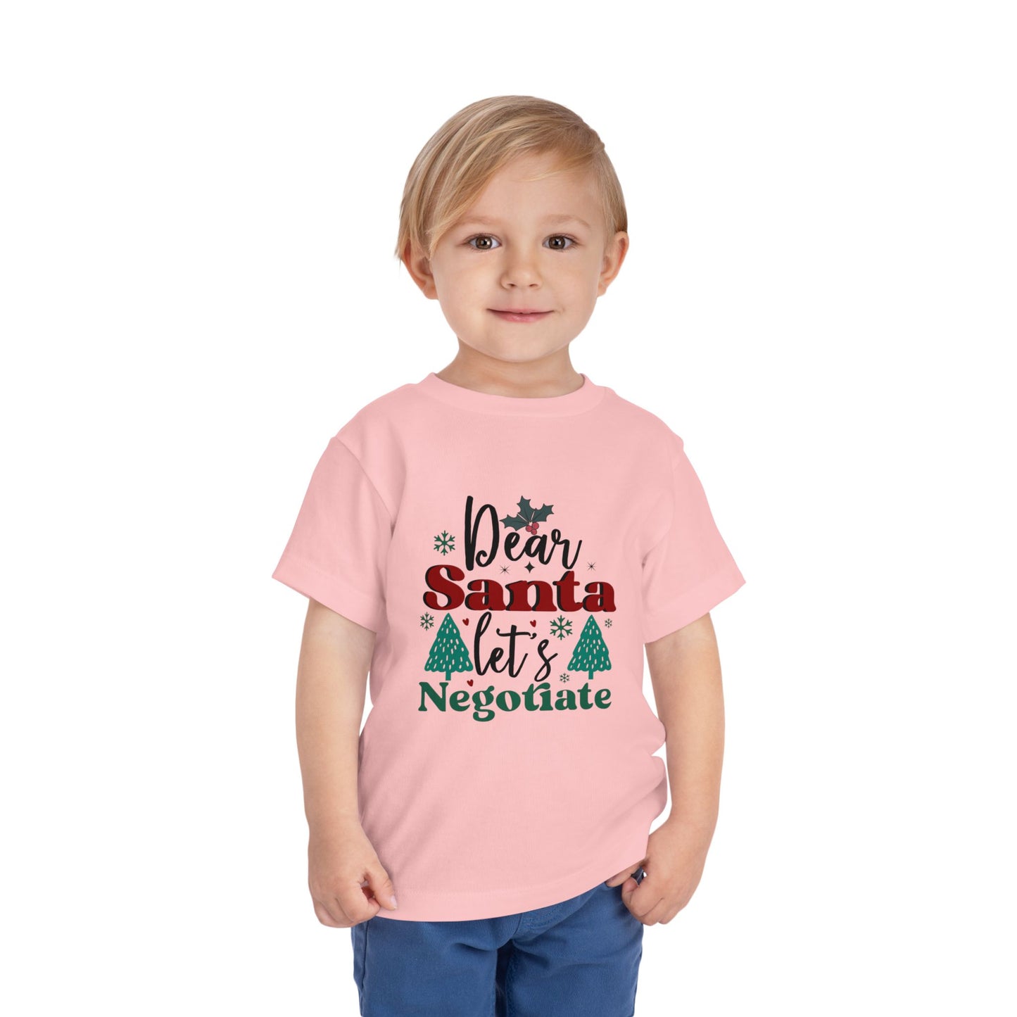 Dear Santa Negotiation Toddler Tee