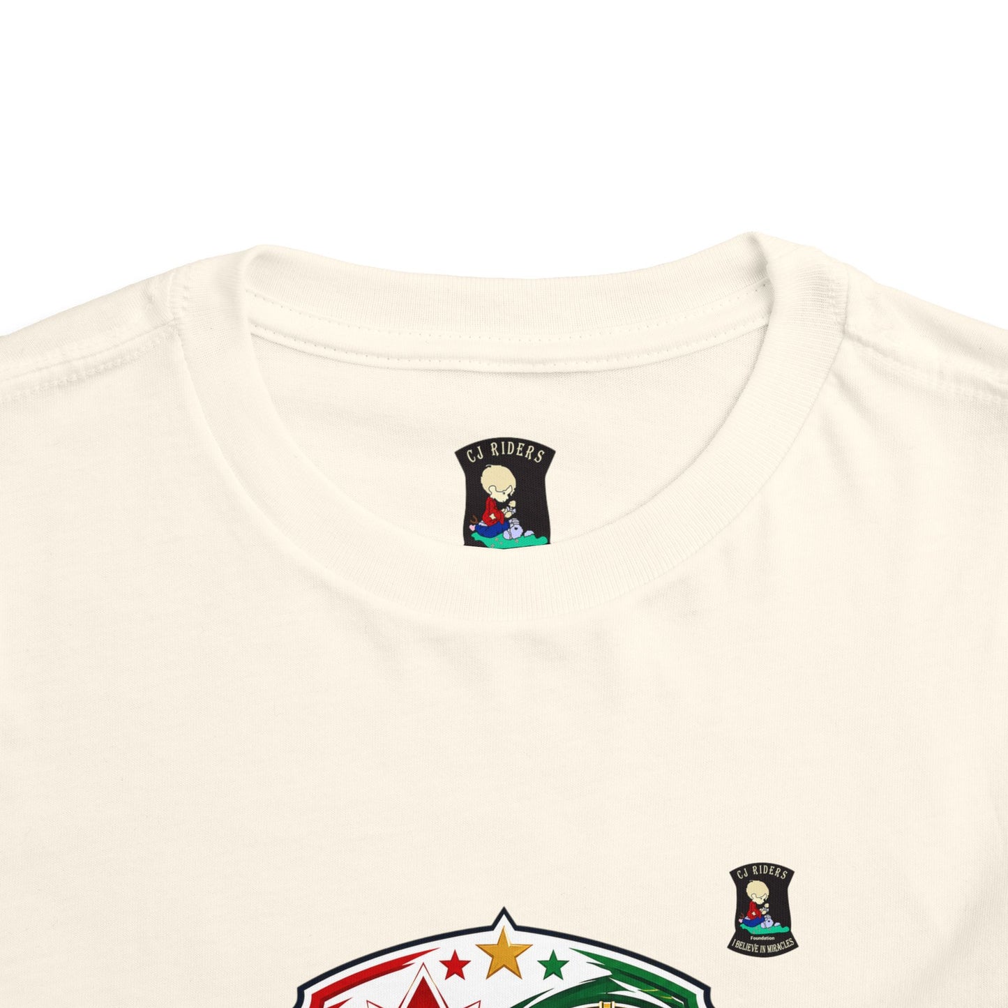 Toddler Tee — "United by Passion" Canada Portugal Soccer Crest