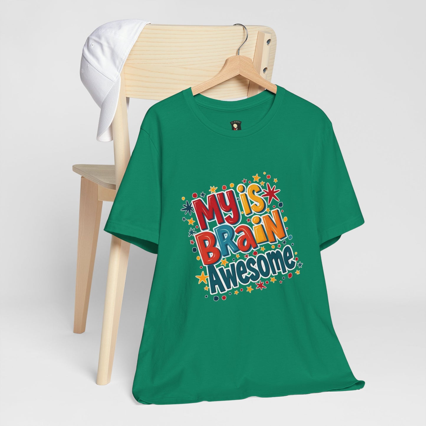 My Is Brain Awesome! Unisex Boxed Tee