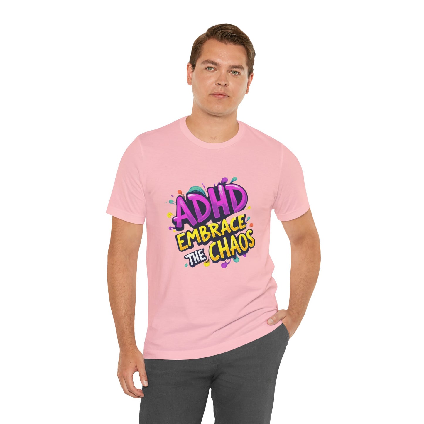 ADHD Embrace the Chaos! Unisex Boxed Tee