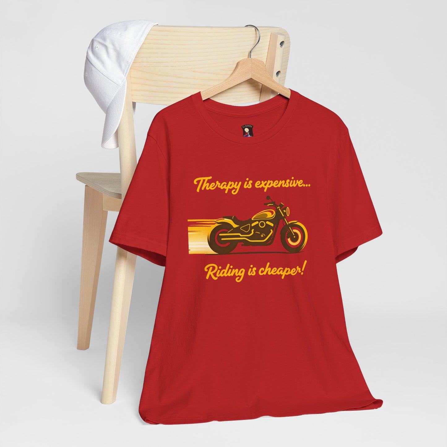 Motorcycle Therapy Unisex Tee - Riding is Cheaper!