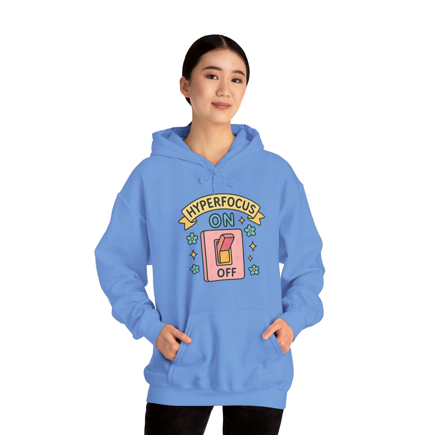 Hyperfocus Unisex Hooded Sweatshirt - Embrace Focus and Comfort!