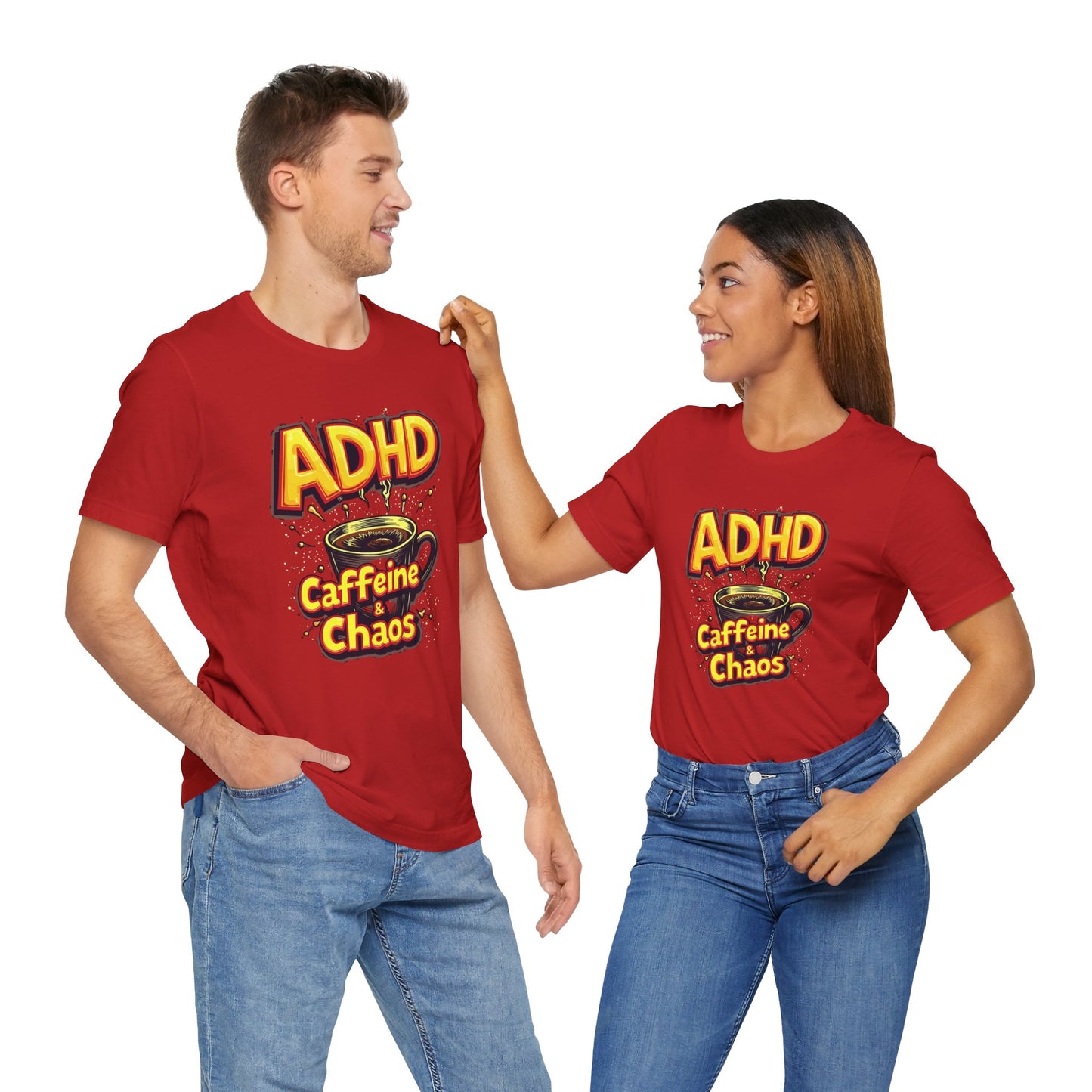 ADHD Caffeine & Chaos! Unisex Boxed Tee