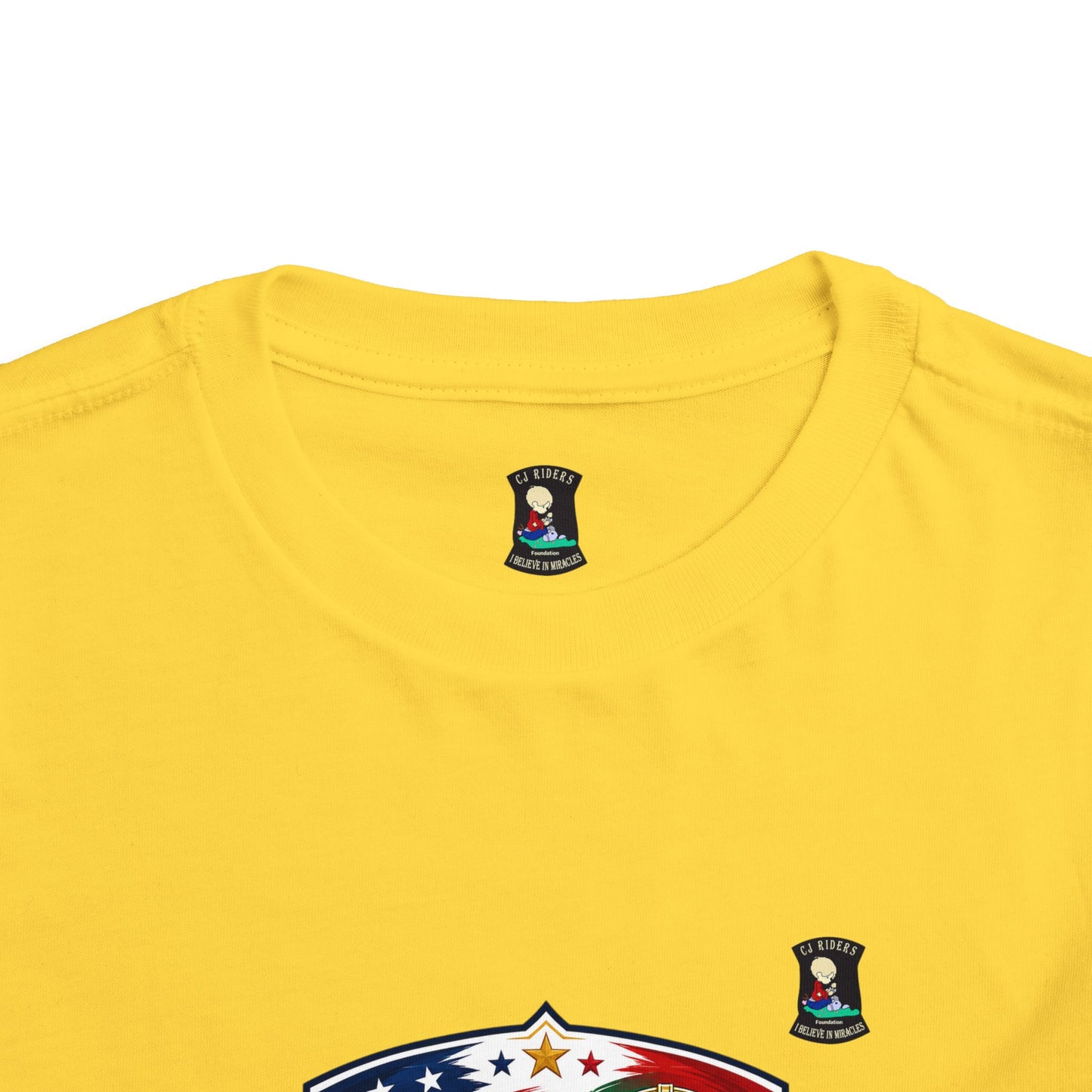 Toddler Tee - "United by Passion" USA & Portugal Flag Crest