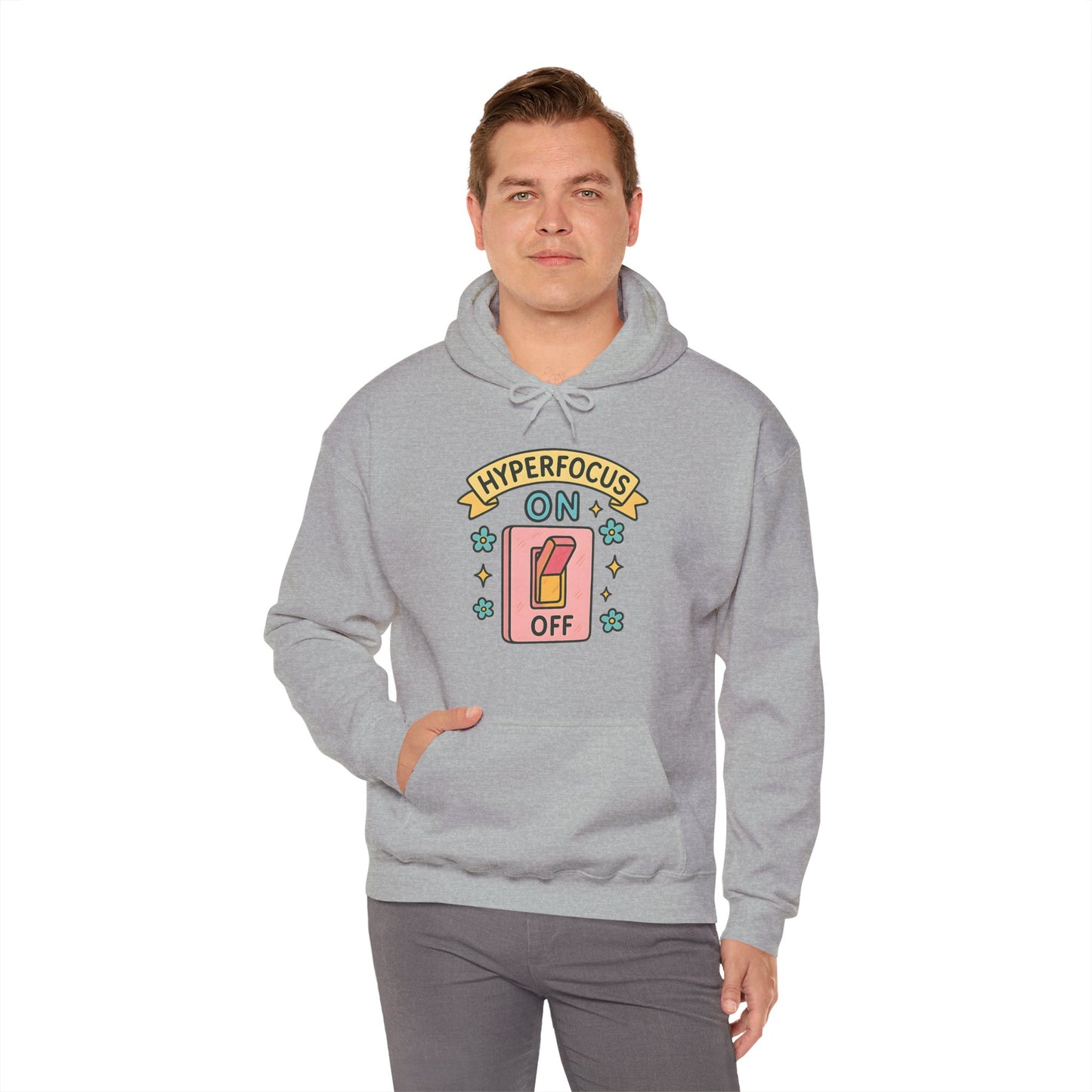 Hyperfocus Unisex Hooded Sweatshirt - Embrace Focus and Comfort!