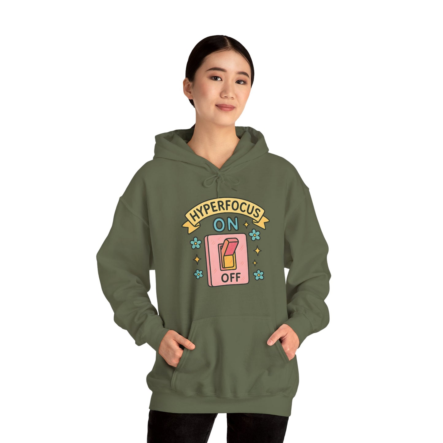 Hyperfocus Unisex Hooded Sweatshirt - Embrace Focus and Comfort!