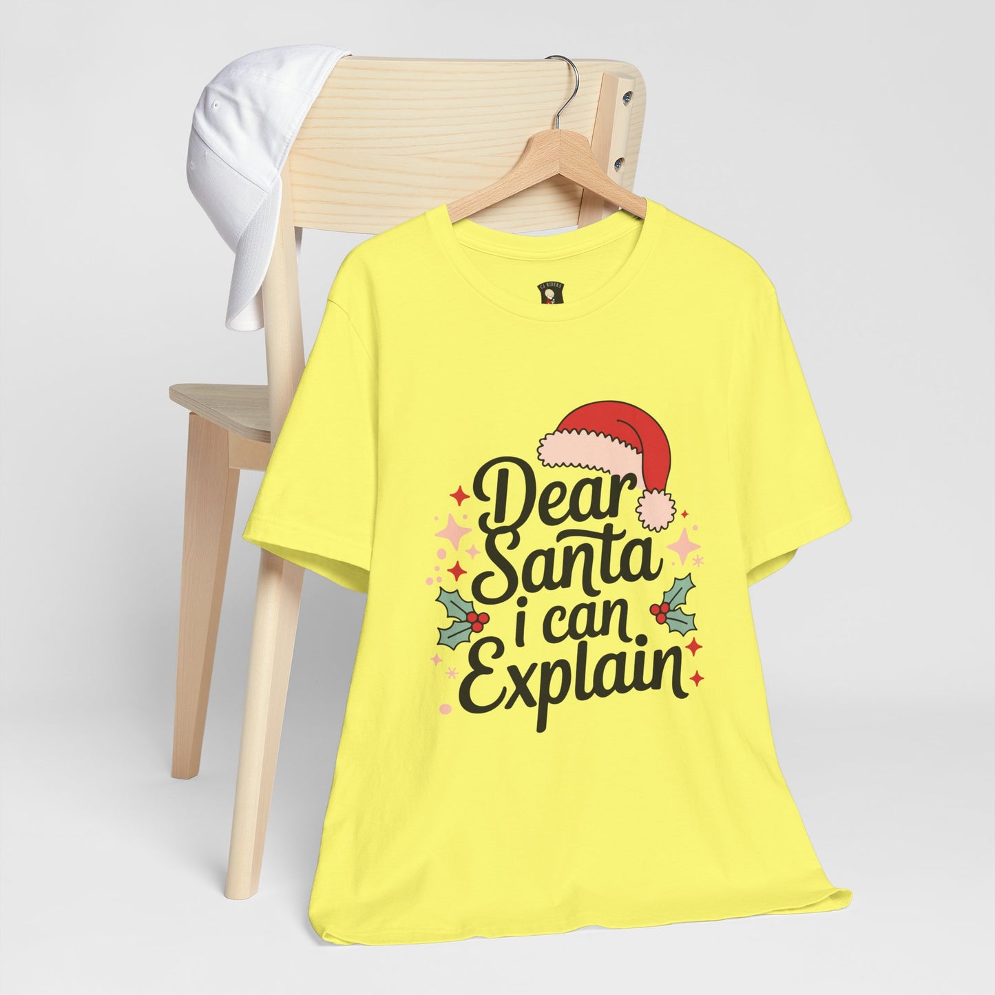 Dear Santa I Can Explain Unisex Boxed Tee