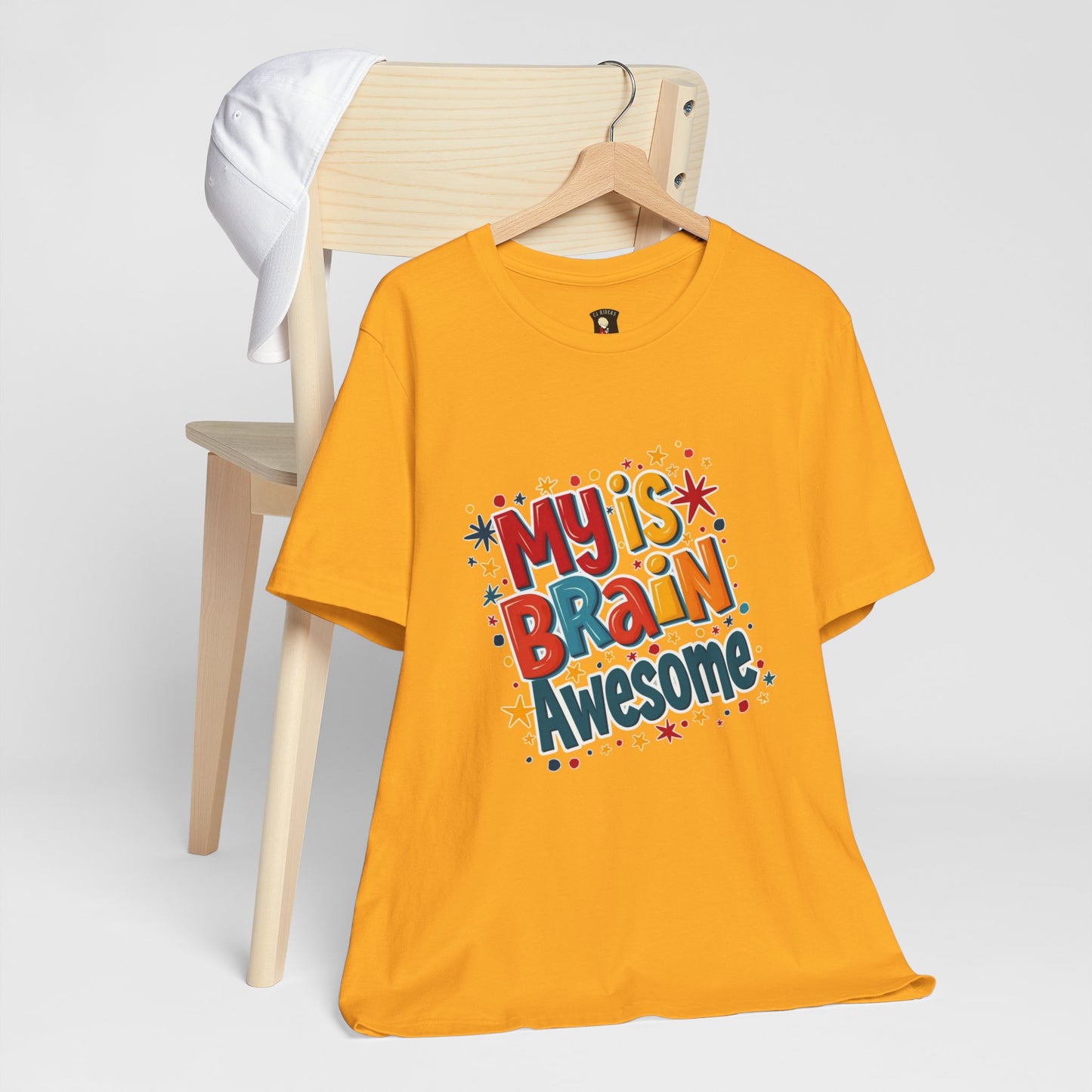 My Is Brain Awesome! Unisex Boxed Tee