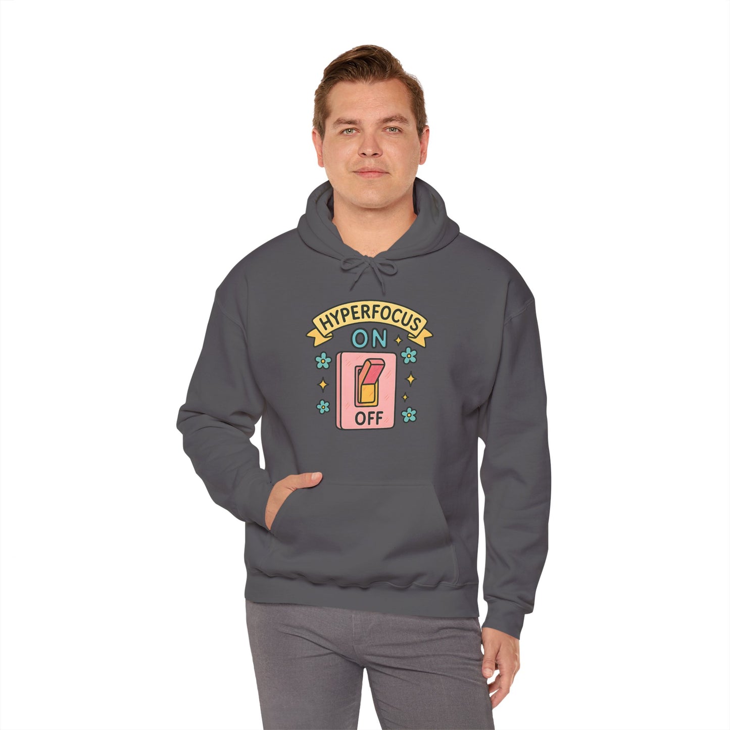 Hyperfocus Unisex Hooded Sweatshirt - Embrace Focus and Comfort!