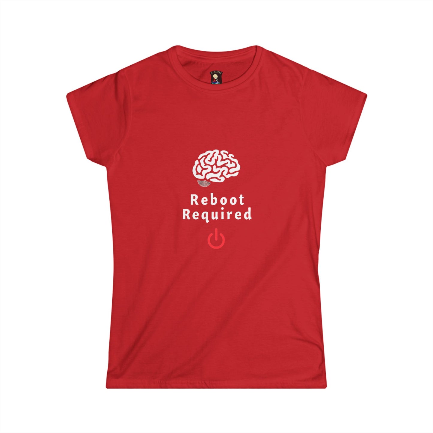 Reboot Required - Women Tee - Playful Power On Design
