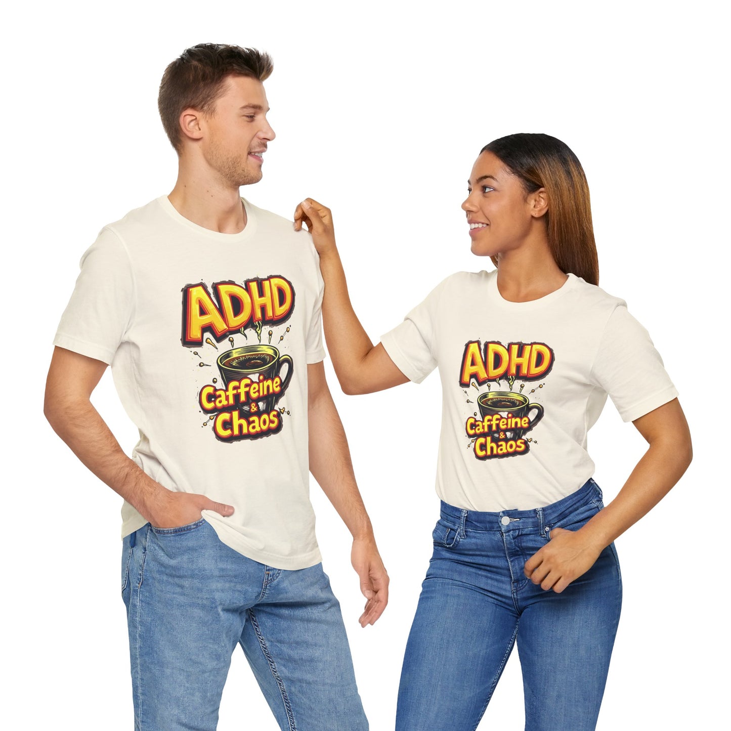 ADHD Caffeine & Chaos! Unisex Boxed Tee
