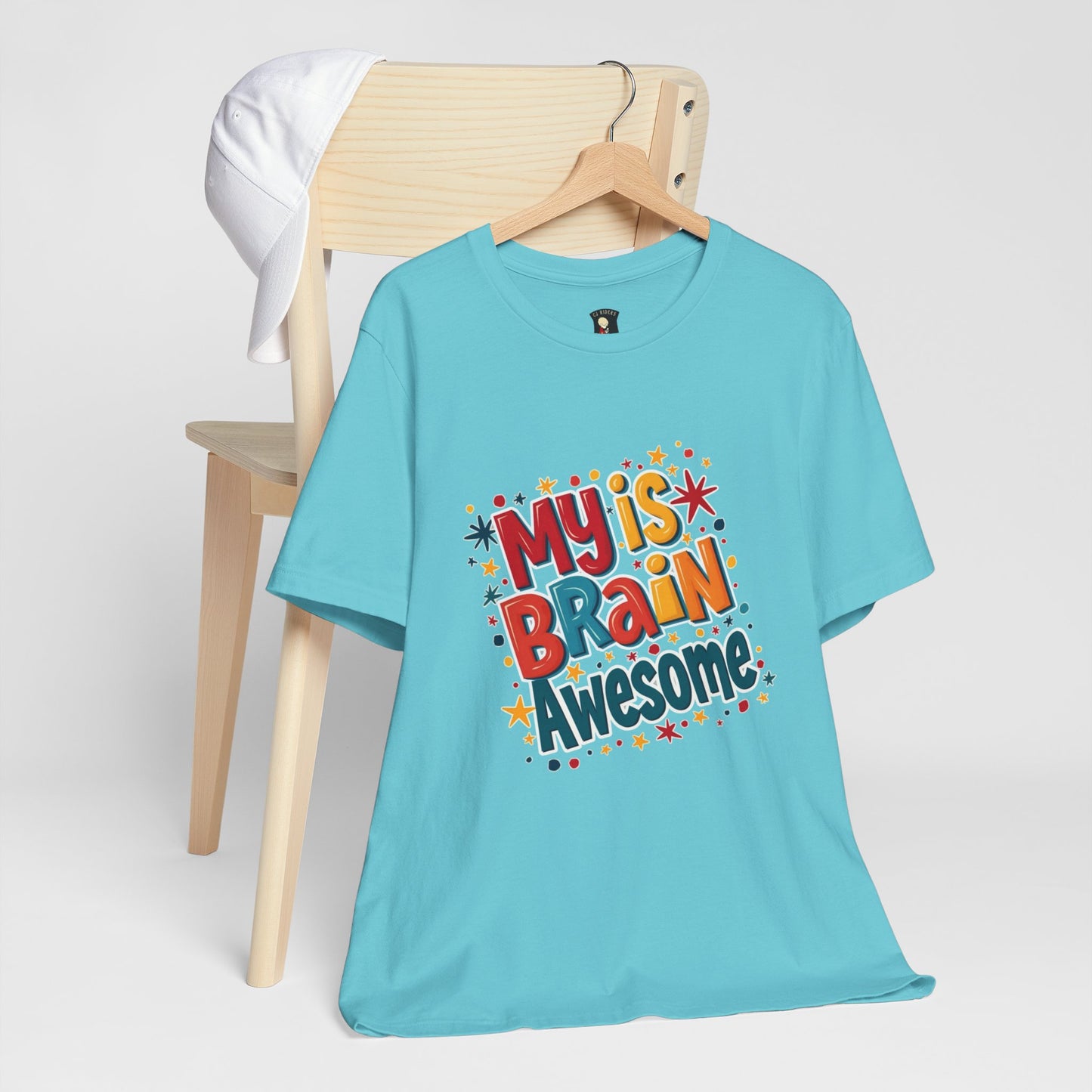 My Is Brain Awesome! Unisex Boxed Tee